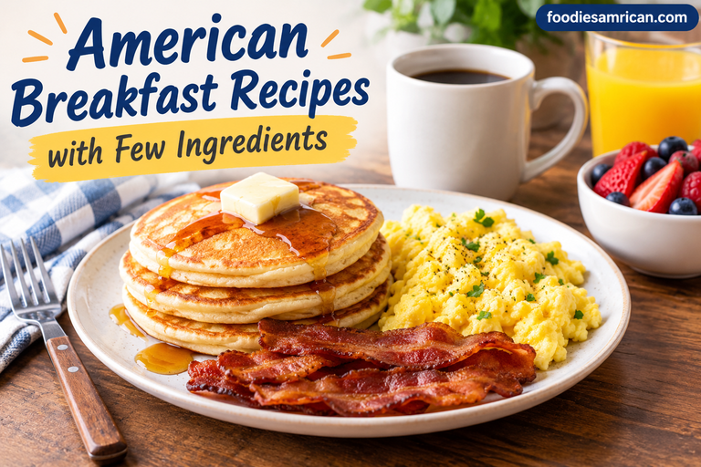 American Breakfast Recipes with Few Ingredients: Easy, Quick, and Delicious Ideas