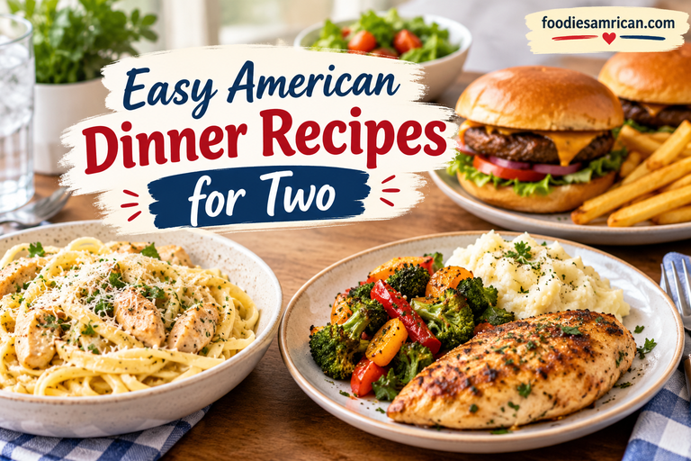 Easy American Dinner Recipes for Two: Simple, Delicious, and Comforting Meals